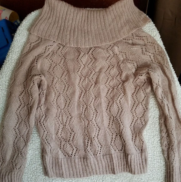 Sheer cowl neck sweater - Picture 2 of 2